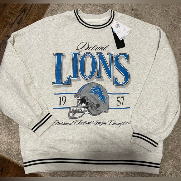 Abercrombie Detroit Lions Sweatshirt - Picture 1 of 3